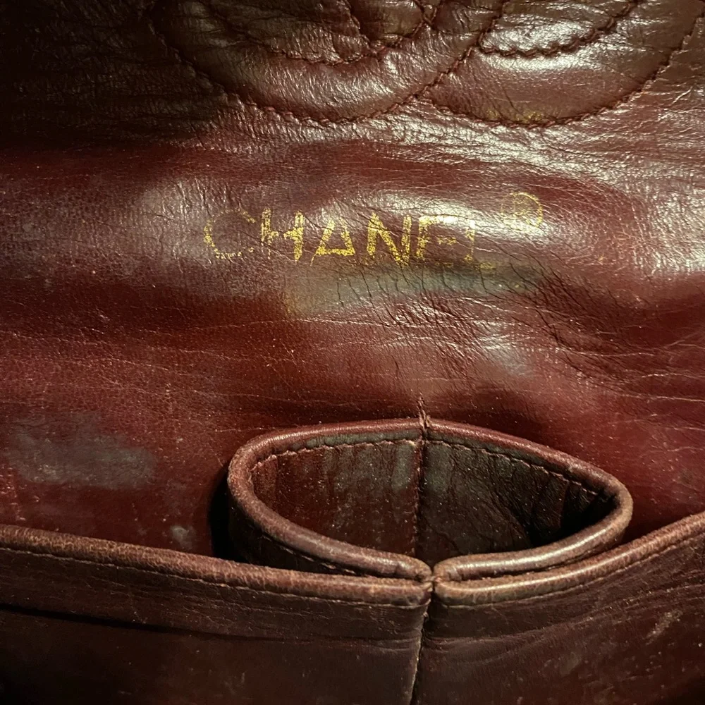 Rare Vintage Chanel Double Flap Patent Bag! - Picture 13 of 16